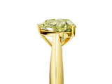 Yellow gold Fancy Yellow Heart Cut Diamond Solitaire Engagement Ring with Cathedral Setting and Four-Prong Mount_101