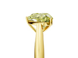Yellow gold Fancy Yellow Heart Cut Diamond Solitaire Engagement Ring with Cathedral Setting and Four-Prong Mount_17