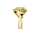 Yellow gold Fancy Yellow Heart Cut Diamond Solitaire Engagement Ring with Classic Band and Four-Prong Setting_29