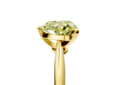 Yellow gold Fancy Yellow Heart Cut Diamond Solitaire Engagement Ring with Classic Band and Four-Prong Setting_92
