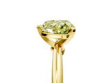 Yellow gold Fancy Yellow Heart Cut Diamond Solitaire Ring with Six-Prong Setting and Classic Band_247