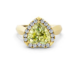 Yellow gold Fancy Yellow Heart  Cut Halo Solitaire Engagement Ring with Square Band and Four-Prong Setting_67