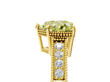Yellow gold Fancy Yellow Heart  Cut Milgrain Channel Set Engagement Ring with Solitaire Prong Setting_70