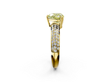 Yellow gold Fancy Yellow Heart  Cut Pave Diamond Engagement Ring with Channel Set Band and Four-Prong Setting_22