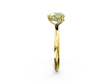 Yellow gold Fancy Yellow Heart  Cut Solitaire Engagement Ring with Four-Prong Setting and Classic Band_22