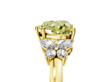 Yellow gold Fancy Yellow Heart  Cut Solitaire Floral Diamond Ring with Four-Prong Setting_37