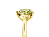Yellow gold Fancy Yellow Heart  Cut Solitaire Ring with Cathedral Band and Four-Prong Setting_67