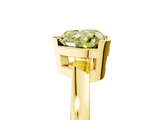 Yellow gold Fancy Yellow Heart  Cut Solitaire Ring with Four-Prong Setting and Classic Band_67