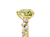 Yellow gold Fancy Yellow Heart  Diamond Cluster Prong-Set Solitaire Ring_46