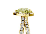 Yellow gold Fancy Yellow Heart  Halo Split Shank Diamond Ring with Pavé Setting_31