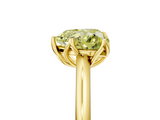 Yellow gold Fancy Yellow Heart  Solitaire Cathedral Diamond Ring with Six-Prong Setting_22