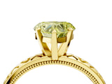Yellow gold Fancy Yellow Heart  Solitaire Diamond Engagement Ring with XO Engraved Band and Four-Prong Setting 4