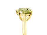 Yellow gold Fancy Yellow Heart  Solitaire Heart Prong Engagement Ring with Tapered Band_60