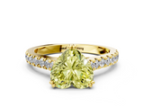 Yellow gold Fancy Yellow Heart  Solitaire Pave Diamond Engagement Ring with Prong Setting_19
