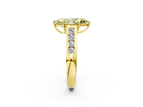 Yellow gold Fancy Yellow Marquise  Brilliant Channel-Set Solitaire Ring with Four-Prong Setting_19