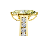 Yellow gold Fancy Yellow Marquise  Brilliant Channel-Set Solitaire Ring with Four-Prong Setting_22