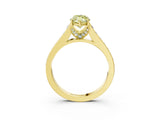 Yellow gold Fancy Yellow Marquise  Brilliant Cut Diamond Engagement Ring with Pavé Band and Four-Prong Setting_37