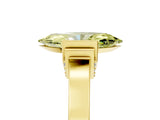 Yellow gold Fancy Yellow Marquise Cut Brilliant Solitaire Diamond Ring with Channel Set Band and Bar Prong Setting_17