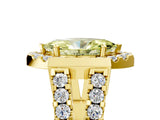 Yellow gold Fancy Yellow Marquise Cut Cut Halo Split Shank Prong Set Ring_5