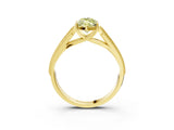 Yellow gold Fancy Yellow Marquise Cut Cut Pave Split Shank Engagement Ring with Four-Prong Setting_3