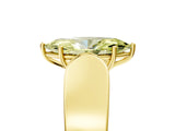 Yellow gold Fancy Yellow Marquise Cut Diamond Channel Set Solitaire Ring with Four-Prong Setting_29