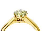 Yellow gold Fancy Yellow Marquise Cut Diamond Solitaire Engagement Ring with Classic Band and Four-Prong Setting_20
