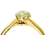 Yellow gold Fancy Yellow Marquise Cut Diamond Solitaire Engagement Ring with Classic Band and Four-Prong Setting_48