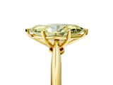 Yellow gold Fancy Yellow Marquise Cut Diamond Solitaire Engagement Ring with Classic Band and Four-Prong Setting_49