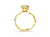 Yellow gold Fancy Yellow Marquise Cut Diamond Solitaire Engagement Ring with Four-Prong Setting and Classic Band_23