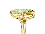 Yellow gold Fancy Yellow Marquise Cut Diamond Solitaire Engagement Ring with Four-Prong Setting and Classic Band_25