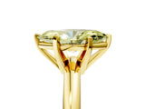 Yellow gold Fancy Yellow Marquise Cut Diamond Solitaire Engagement Ring with Round Band and Four-Prong Setting_94