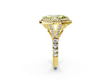 Yellow gold Fancy Yellow Marquise  Cut Double Halo Split Shank Diamond Ring with Prong Setting_32