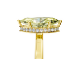 Yellow gold Fancy Yellow Marquise  Cut Solitaire Engagement Ring with Four-Prong Setting on a Classic Band_5