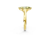 Yellow gold Fancy Yellow Marquise Cut Solitaire Engagement Ring with Tapered Band and Four-Prong Setting_5