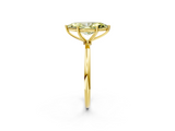 Yellow gold Fancy Yellow Marquise  Cut Solitaire Engagement Ring with Thin Band and Four-Prong Setting_5