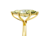 Yellow gold Fancy Yellow Marquise  Cut Solitaire Engagement Ring with Thin Band and Four-Prong Setting_8