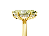 Yellow gold Fancy Yellow Marquise  Cut Solitaire Ring with Thin Band and Four-Prong Setting_5