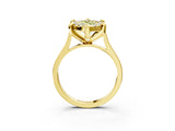 Yellow gold Fancy Yellow Marquise  Diamond Cluster Halo Solitaire with Four-Prong Setting_26