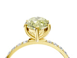 Yellow gold Fancy Yellow Marquise  Diamond Pavé Band with Six-Prong Setting_23