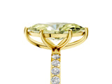 Yellow gold Fancy Yellow Marquise  Diamond Pavé Band with Six-Prong Setting_24