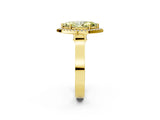 Yellow gold Fancy Yellow Marquise  Halo Pave Split Shank Prong Setting Ring_28