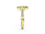 Yellow gold Fancy Yellow Marquise  Solitaire Channel-Set Diamond Engagement Ring with Four-Prong Setting_30