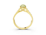 Yellow gold Fancy Yellow Marquise  Solitaire Channel-Set Diamond Engagement Ring with Four-Prong Setting_31
