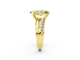 Yellow gold Fancy Yellow Marquise  Solitaire Channel-Set Split Shank Ring with Tension Prong Setting_5