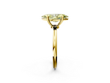 Yellow gold Fancy Yellow Marquise  Solitaire Diamond Ring with 4-Prong Setting on a Classic Band_5