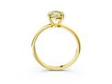 Yellow gold Fancy Yellow Marquise  Solitaire Diamond Ring with 4-Prong Setting on a Classic Band_6