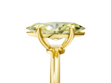 Yellow gold Fancy Yellow Marquise  Solitaire Diamond Ring with 4-Prong Setting on a Classic Band_8