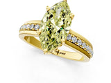 Yellow gold Fancy Yellow Marquise  Solitaire Diamond Ring with Channel Set Band and Six-Prong Setting_51