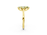 Yellow gold Fancy Yellow Marquise  Solitaire Diamond Ring with Four-Prong Setting and Classic Band_5