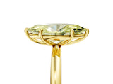 Yellow gold Fancy Yellow Marquise  Solitaire Diamond Ring with Four-Prong Setting on a Plain Band_25